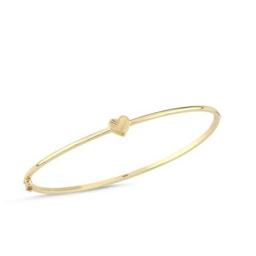 Kalp Kalemli Kelepçe - NEV JEWELLERY