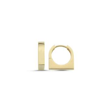 Kare Oval Tasarım Küpe - NEV JEWELLERY