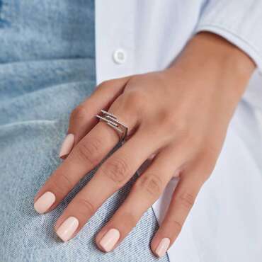 Keen 0.11 CT Diamond White Gold Ring - Nev Jewellery (1)