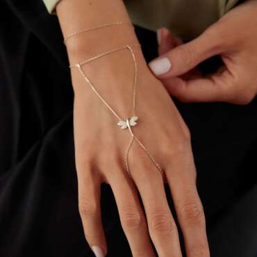 Kelebek Taşlı Şahmeran - NEV JEWELLERY
