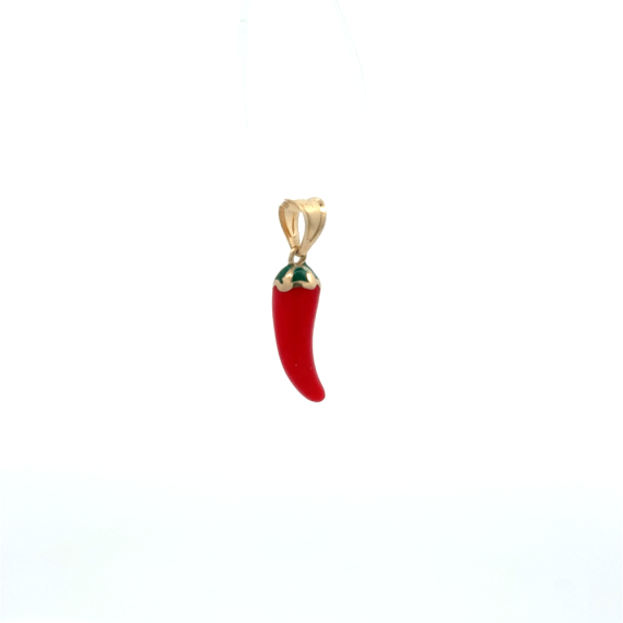 Kırmızı Biber Kolye Ucu(0,3*1.8 Cm) - 1