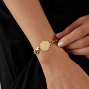 Ottoman Çeyrek Pullu Bileklik - NEV JEWELLERY