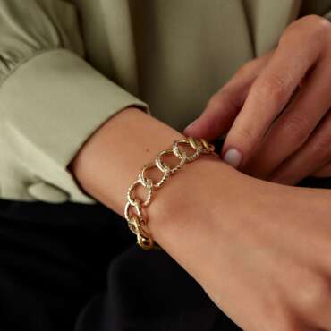 Kırmızı Samanyolu Tek Sıra Bileklik - NEV JEWELLERY