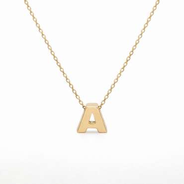 Classic Letter Kolye - NEV JEWELLERY