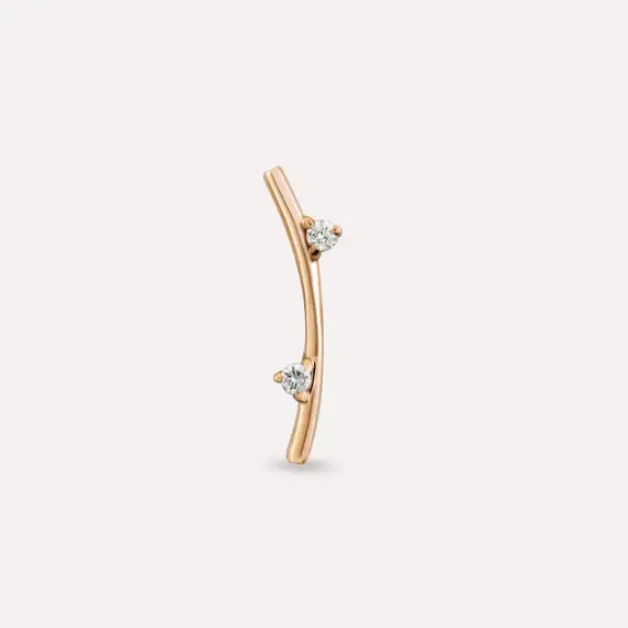 Koza Diamond Rose Gold Piercing - 3