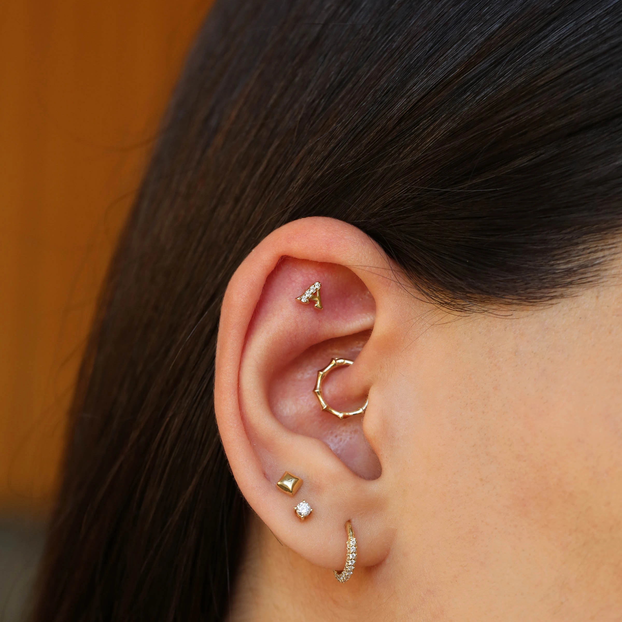 Küp Yellow Gold Piercing - Nev Jewellery (1)