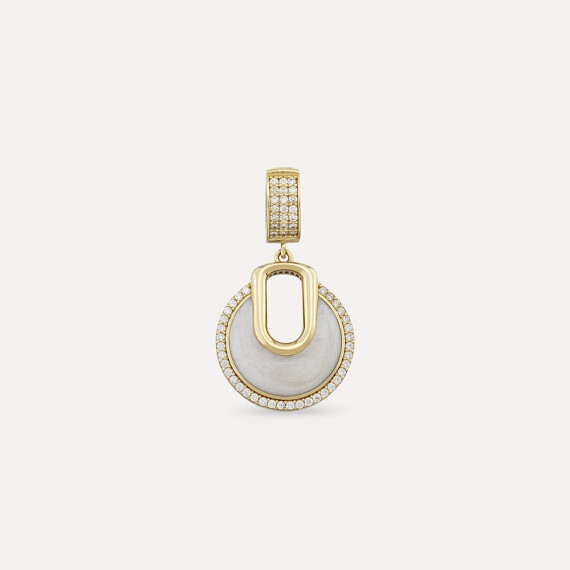 Kylea Yellow Gold Pendant/Charm - Nev Jewellery
