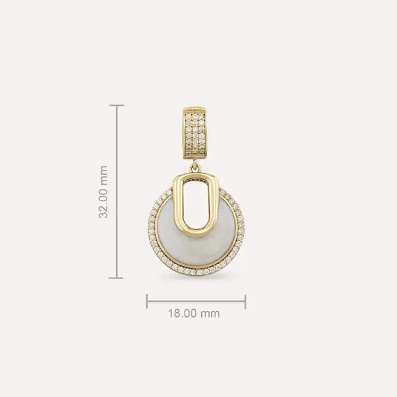 Kylea Yellow Gold Pendant/Charm - 3