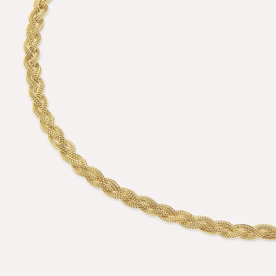 Leora Yellow Gold Necklace - 3