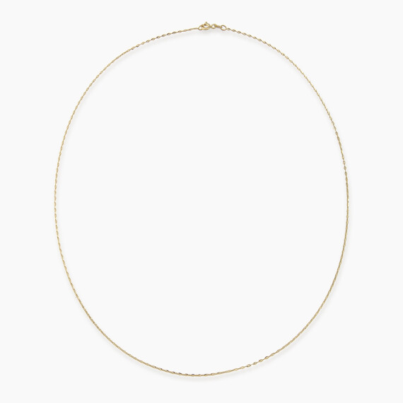 Lien Yellow Gold Italian Necklace - Nev Jewellery
