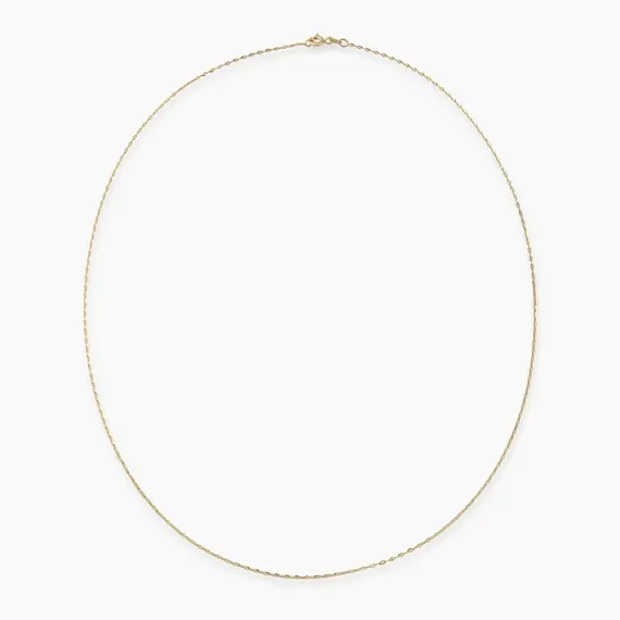 Lien Yellow Gold Italian Necklace - 1