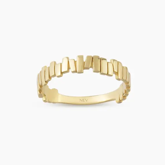 Ligna Yellow Gold Ring - 1