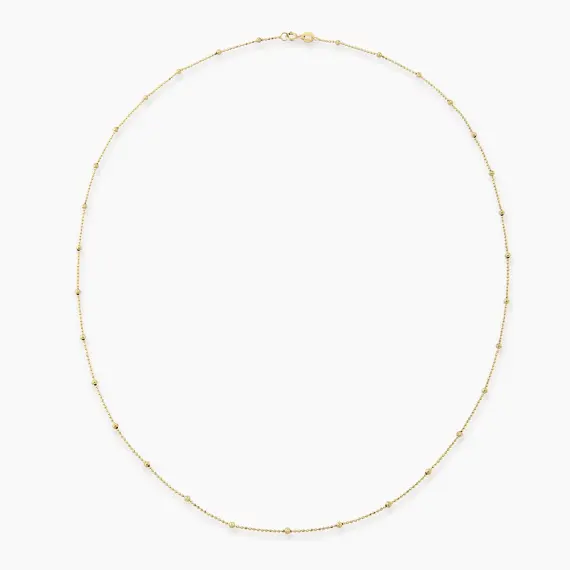 Lino Yellow Gold Italian Necklace - 1