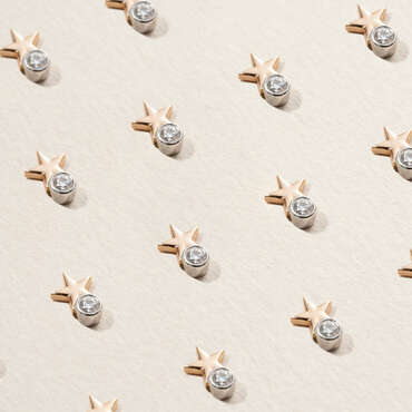 Little Star 0.04 CT Diamond Mini Single Earring - Nev Jewellery (1)