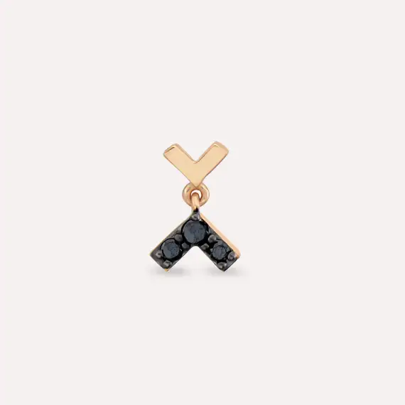 Liv Black Diamond Rose Gold Piercing - 4