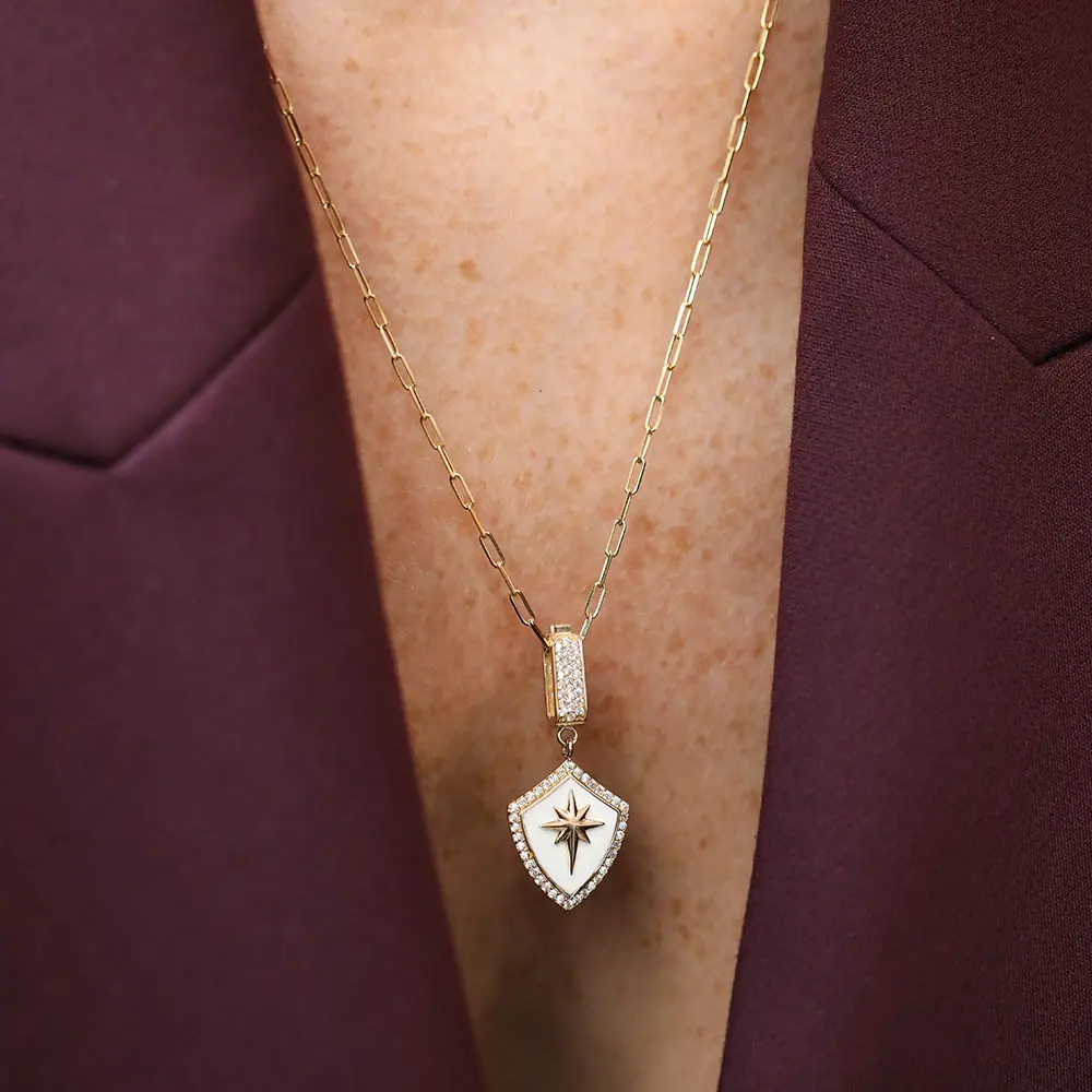 Lodestar Yellow Gold Charm - Nev Jewellery (1)