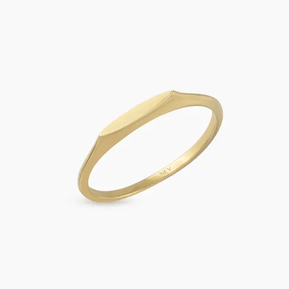 Luce Yellow Gold Ring - 4