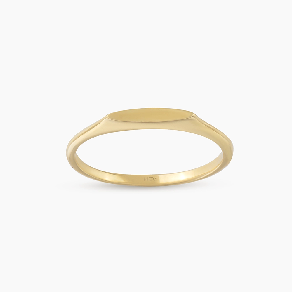 Luce Yellow Gold Ring - 1