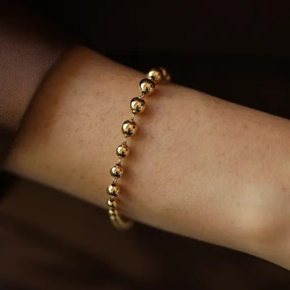 Lunea Yellow Gold Italian Bracelet - 1
