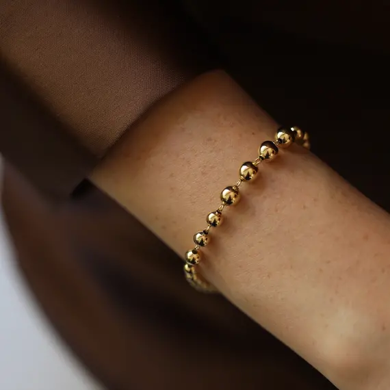 Lunea Yellow Gold Italian Bracelet - 4