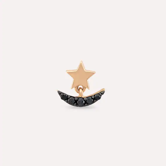 Luster Black Diamond Rose Gold Piercing - 3