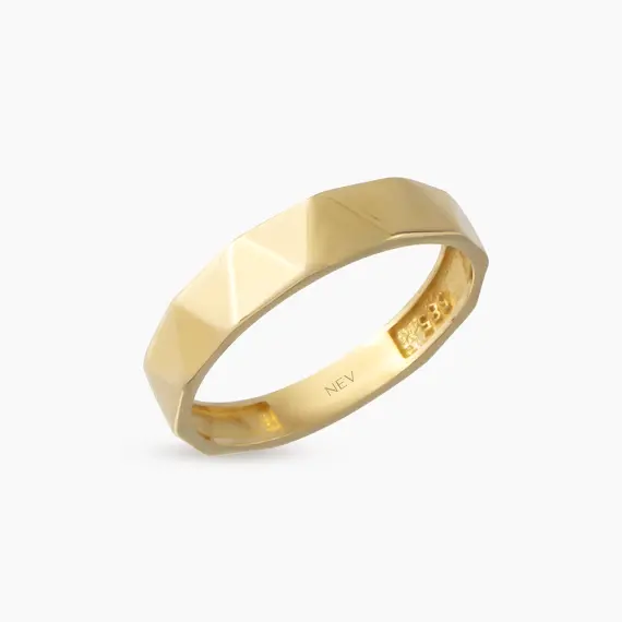 Luxa Yellow Gold Ring - 3