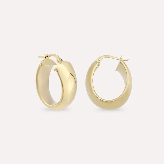 Luxe Small Yellow Hoop Earring - 2