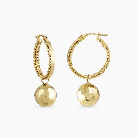 Luzia Yellow Gold Italian Earring - 1