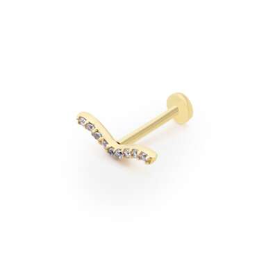 Martı Tasarım Taşlı Piercing - NEV JEWELLERY (1)