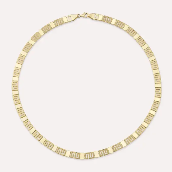 Mazel II Yellow Gold Necklace - 1