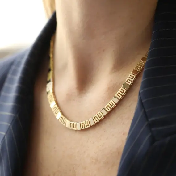 Mazel II Yellow Gold Necklace - 2