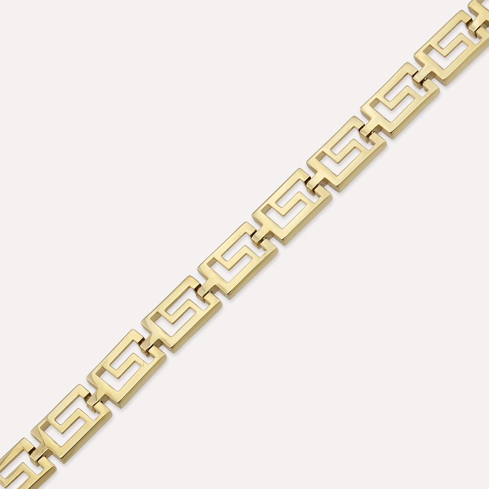 Mazel Yellow Gold Bracelet - 3