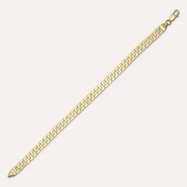 Mazy Sarı Altın Taşlı Bileklik - Nev Jewellery (1)