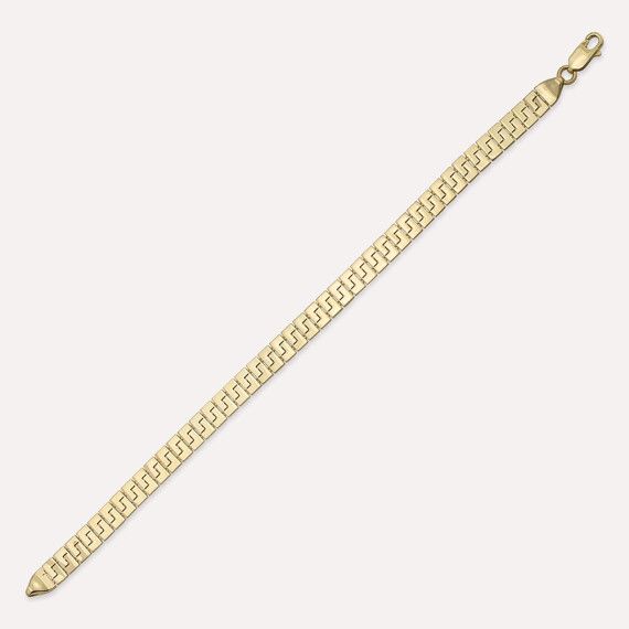 Mazy Yellow Gold Bracelet - Nev Jewellery