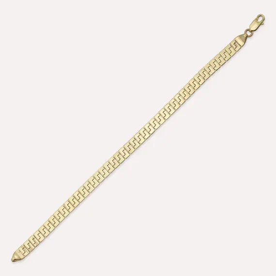 Mazy Yellow Gold Bracelet - 1