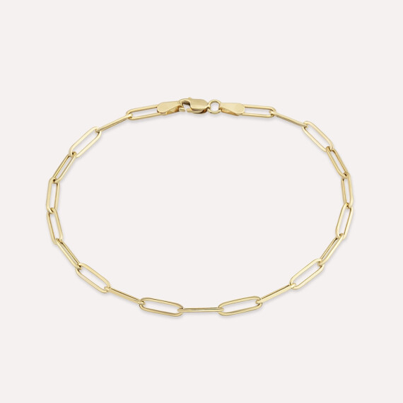 Midi Chain Yellow Gold Bracelet - Nev Jewellery