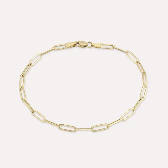 Midi Chain Yellow Gold Bracelet - 1