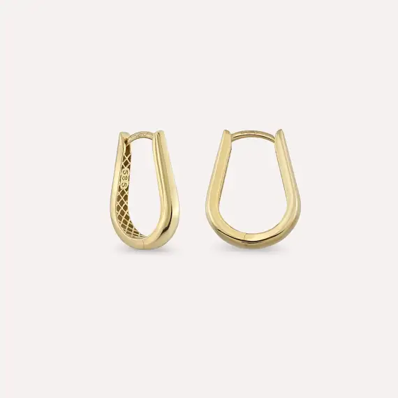 Mina Yellow Gold Earring - 1