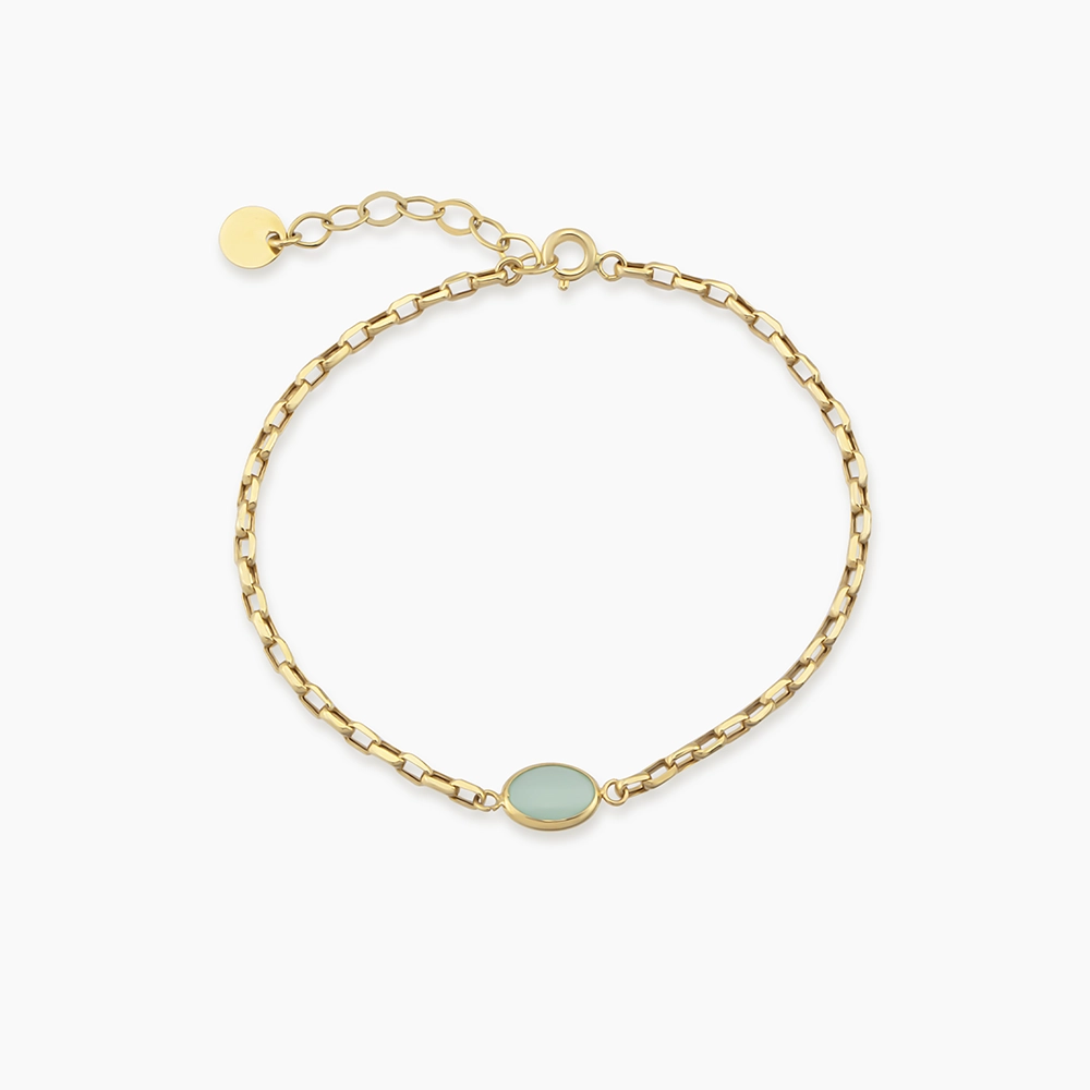 Mint Yellow Gold Bracelet - 1