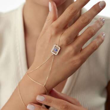 Nazar Kalemli Plaka Tasarım Şahmeran - NEV JEWELLERY