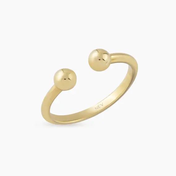Nexa Yellow Gold Ring - 4