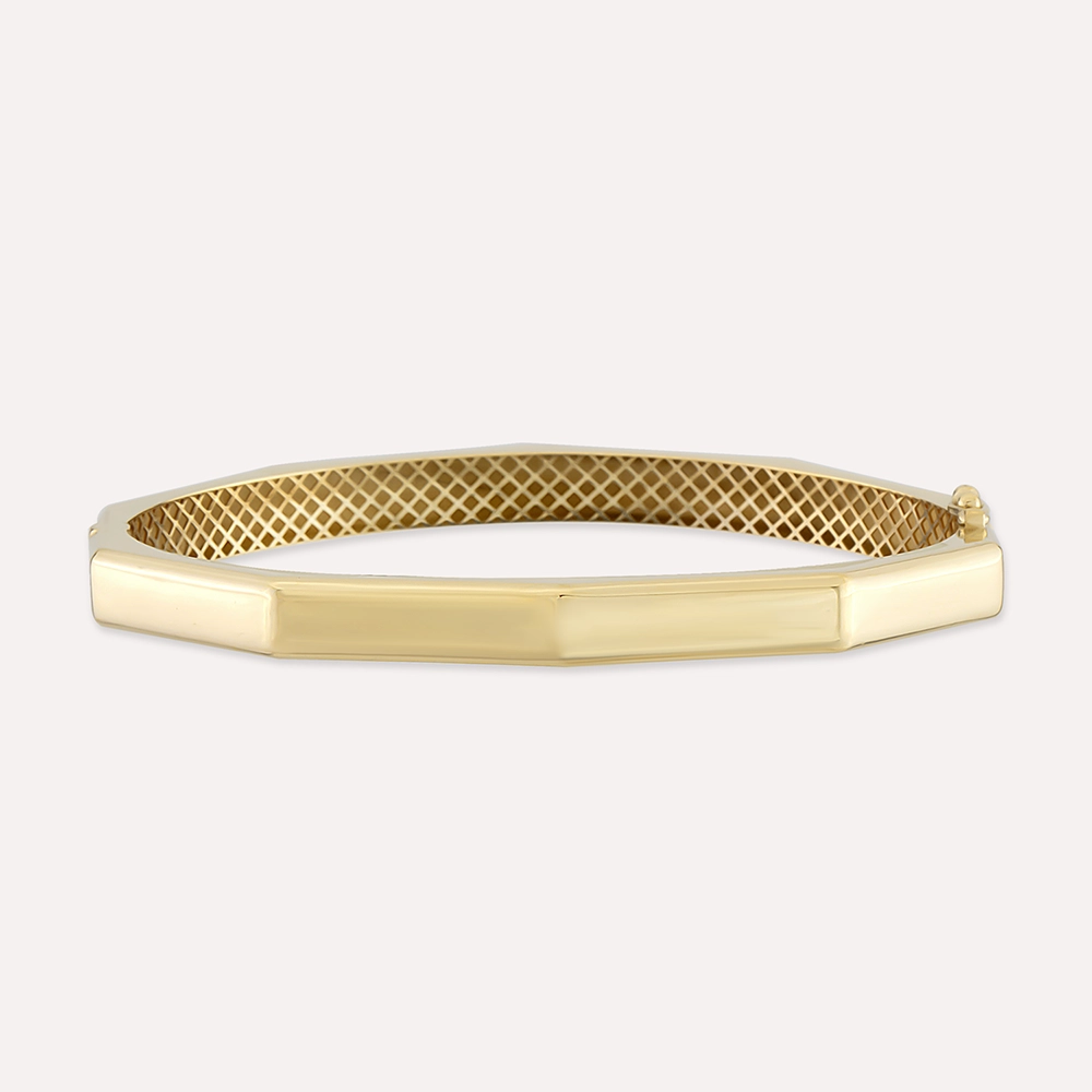 Nicole Yellow Gold Bracelet - Nev Jewellery (1)