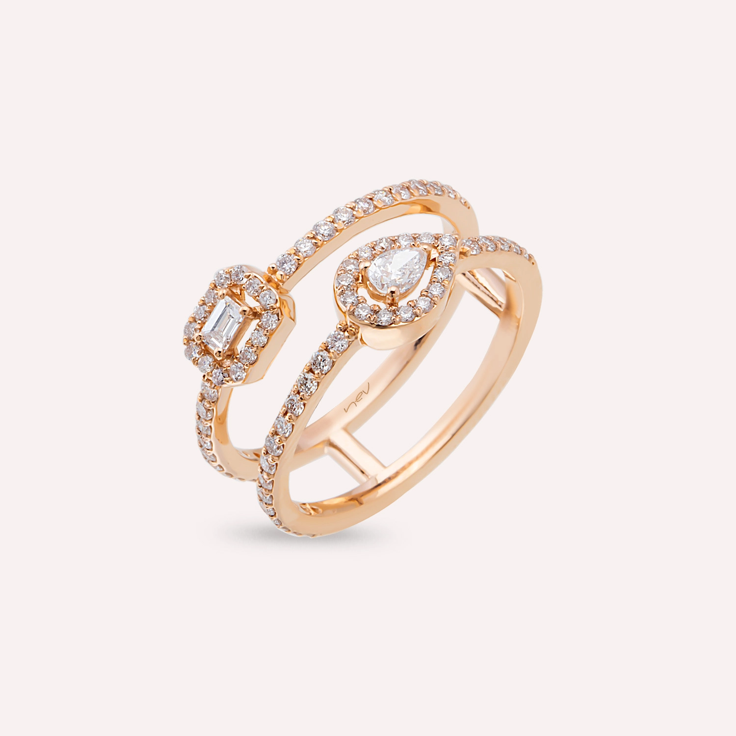 Nomia 0.64 CT Diamond Rose Gold Ring - 3