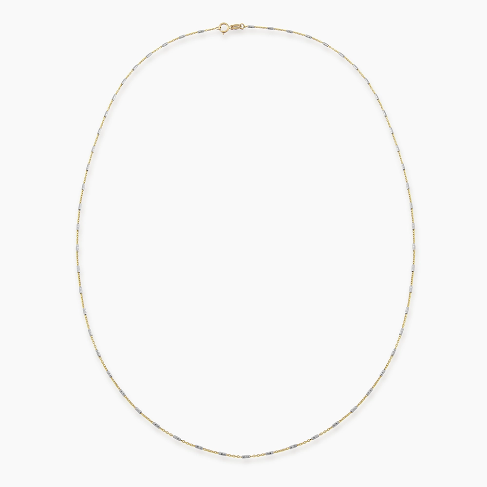 Noor Yellow Gold Italian Necklace - 1