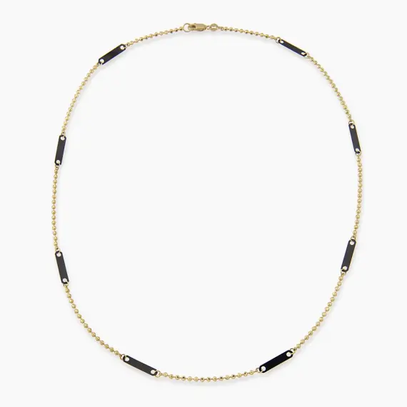 Notte Yellow Gold Italian Necklace - 1