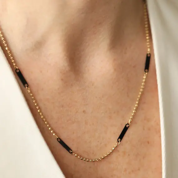 Notte Yellow Gold Italian Necklace - 3