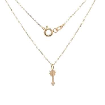 Ok Tasarım Taşlı Kolye - NEV JEWELLERY