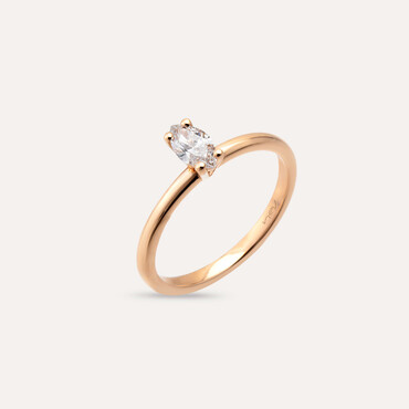 Olivia 0.34 CT Marquise Cut Diamond Solitaire Ring - Nev Jewellery