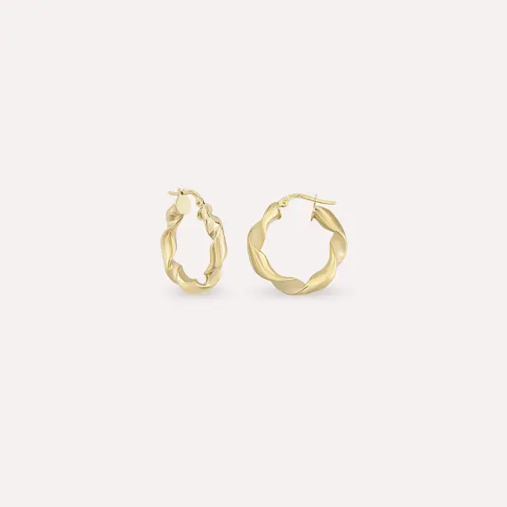 Ondra S Yellow Hoop Earring - 1