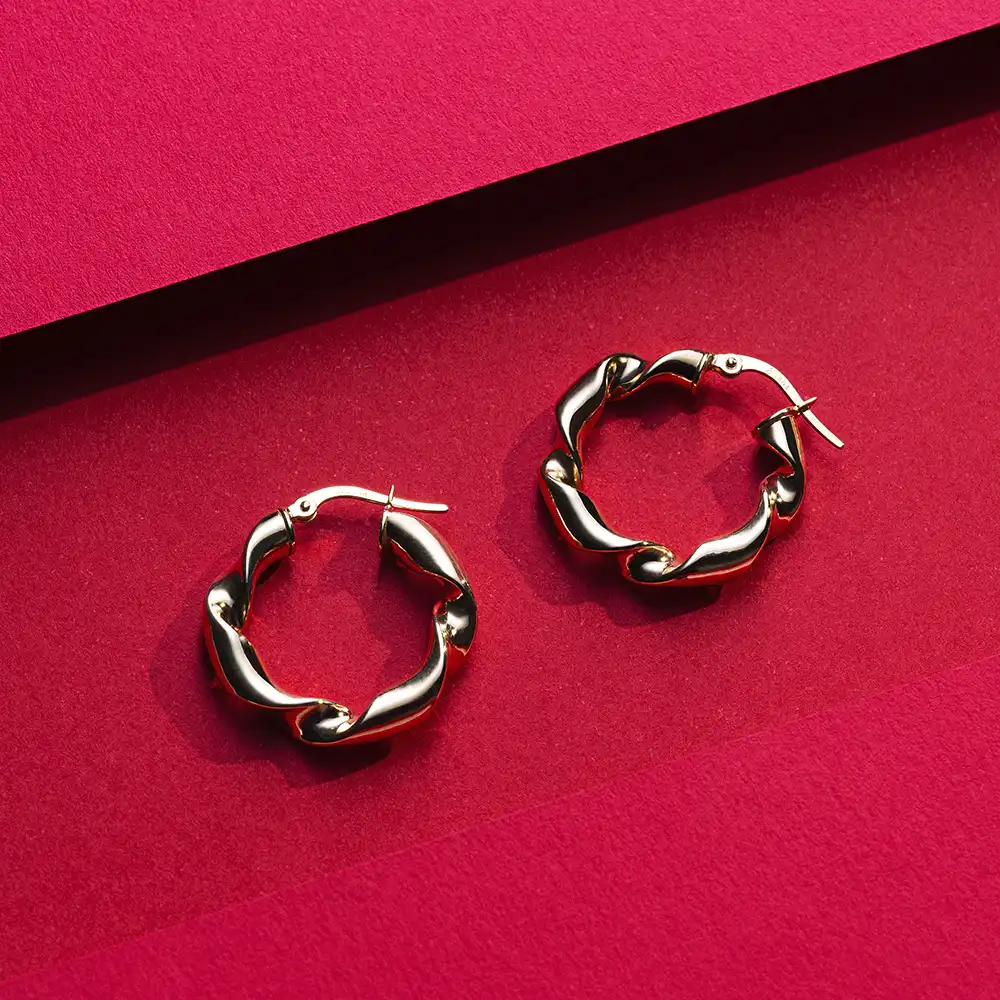 Ondra S Yellow Hoop Earring - 2